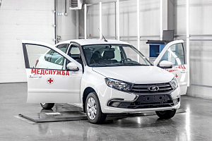 Автомобиль медицинской службы на базе Lada Granta фото